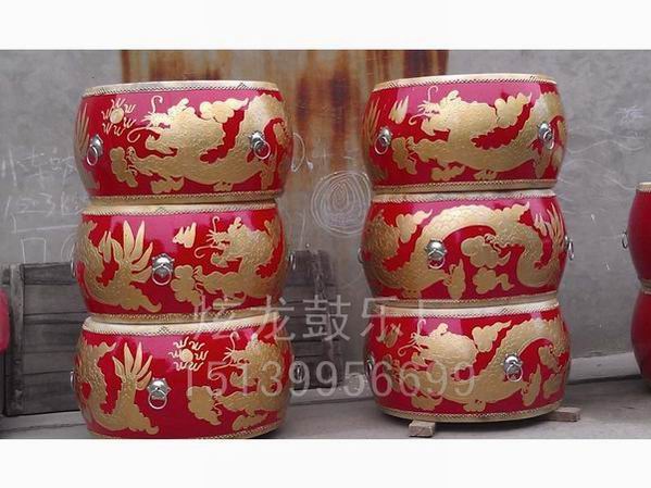 1米燙金龍鼓