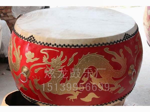 1.2米燙金龍鼓