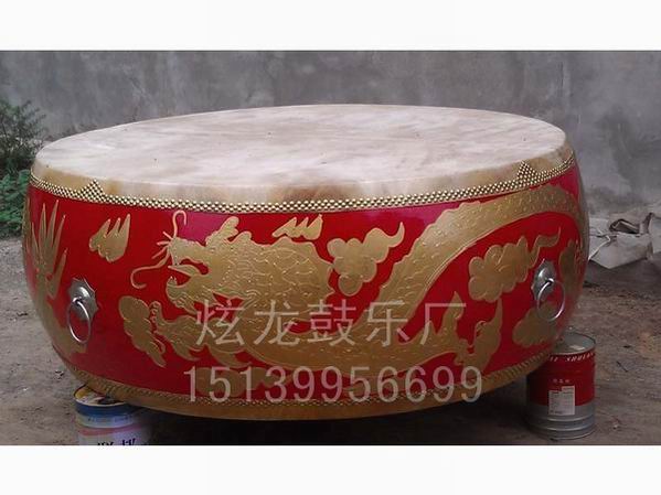 2米燙金龍大鼓
