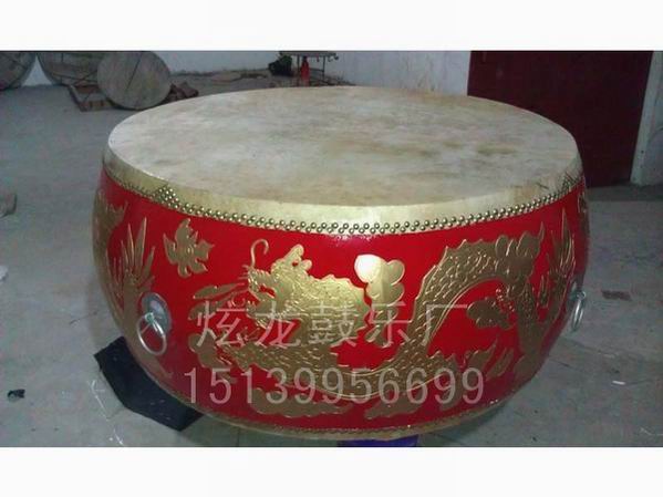 2米燙金龍大鼓